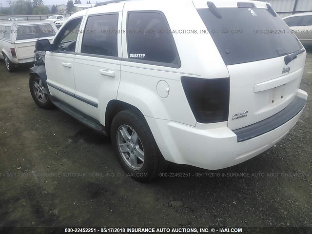 1J8GR48K67C564139 - 2007 JEEP GRAND CHEROKEE LAREDO/COLUMBIA/FREEDOM 白色 照片 3
