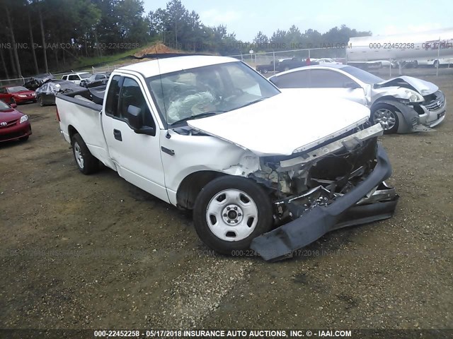 1FTRF12W37NA02769 - 2007 FORD F150 WHITE photo 1