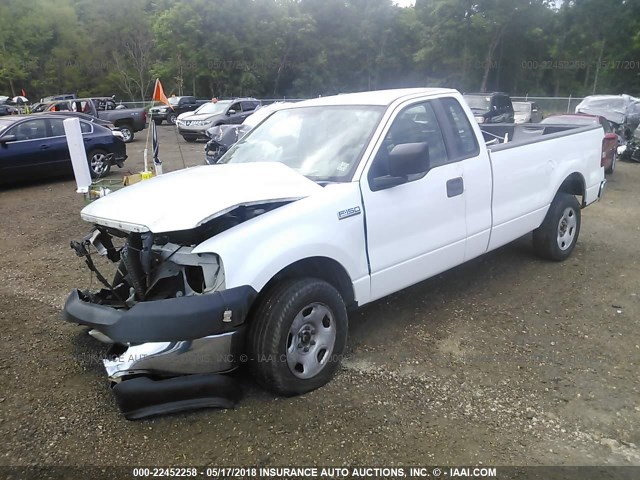 1FTRF12W37NA02769 - 2007 FORD F150 WHITE photo 2