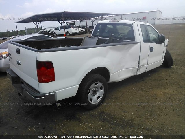 1FTRF12W37NA02769 - 2007 FORD F150 WHITE photo 4