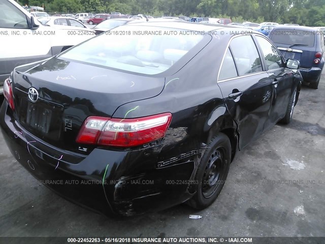 4T4BE46K29R117791 - 2009 TOYOTA CAMRY SE/LE/XLE BLACK photo 4