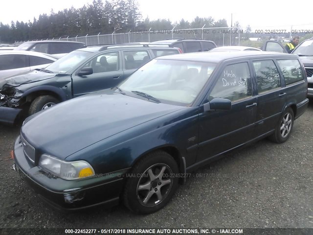 YV1LW5578W2496851 - 1998 VOLVO V70 Dark Blue photo 2