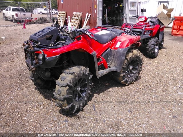 1HFTE4403E4004002 - 2014 HONDA TRX500 FM RED photo 2