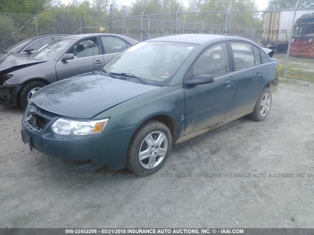 1G8AZ55F57Z170813 - 2007 SATURN ION LEVEL 2 GREEN photo 2