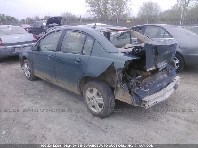 1G8AZ55F57Z170813 - 2007 SATURN ION LEVEL 2 GREEN photo 3