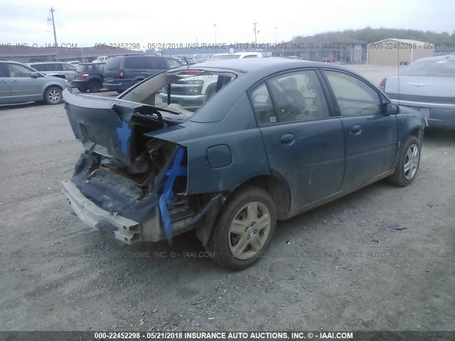 1G8AZ55F57Z170813 - 2007 SATURN ION LEVEL 2 GREEN photo 4