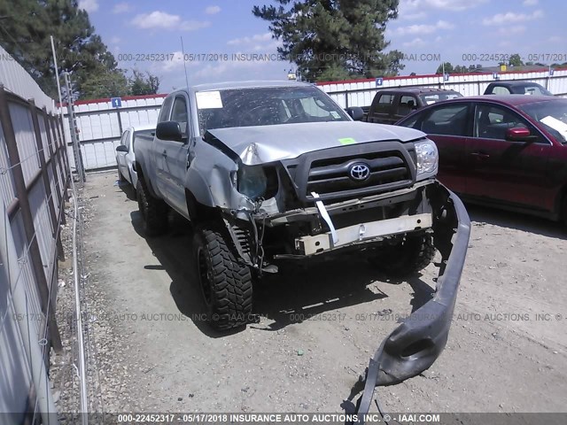 5TEUU42N68Z544309 - 2008 TOYOTA TACOMA ACCESS CAB GRAY photo 1