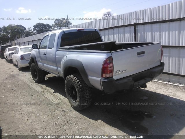 5TEUU42N68Z544309 - 2008 TOYOTA TACOMA ACCESS CAB Сұр фото 3