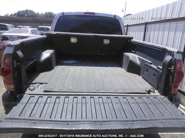 5TEUU42N68Z544309 - 2008 TOYOTA TACOMA ACCESS CAB Сұр фото 8