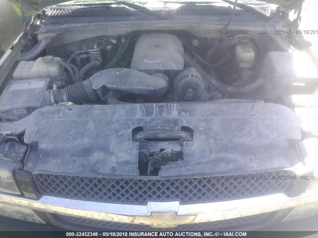 2GCEK13T561161047 - 2006 CHEVROLET SILVERADO K1500 SILVER photo 10