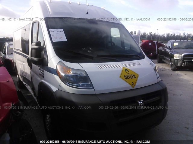 3C6URVHG2JE116306 - 2018 RAM PROMASTER 3500 3500 HIGH WHITE photo 1