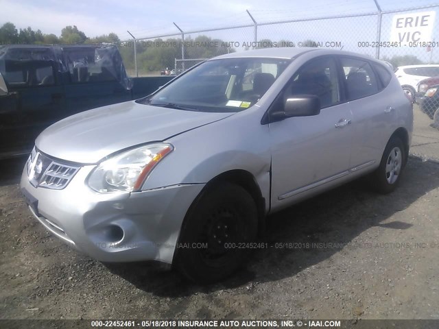 JN8AS5MVXBW269869 - 2011 NISSAN ROGUE S/SV/KROM SILVER photo 2