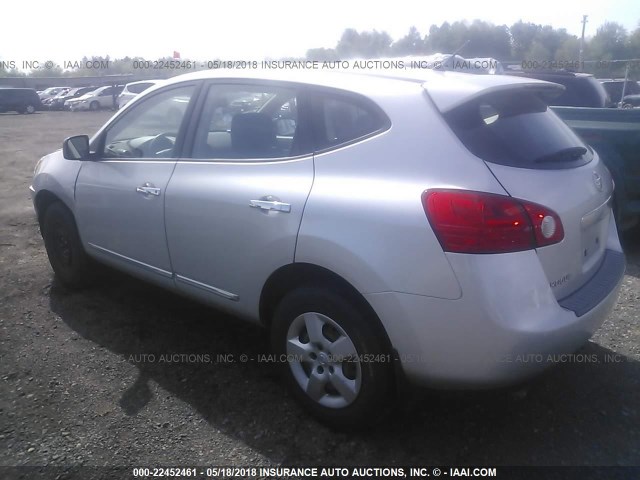 JN8AS5MVXBW269869 - 2011 NISSAN ROGUE S/SV/KROM SILVER photo 3