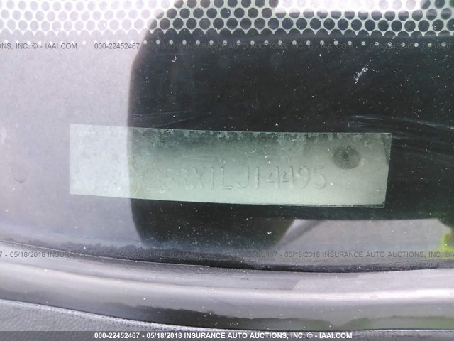 5LMFU28RX1LJ14495 - 2001 LINCOLN NAVIGATOR Pewter photo 9