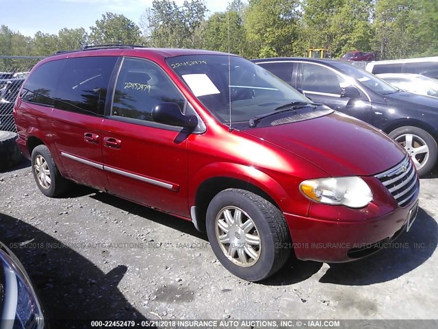 2A4GP54LX6R906581 - 2006 CHRYSLER TOWN & COUNTRY TOURING RED photo 1