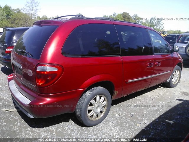 2A4GP54LX6R906581 - 2006 CHRYSLER TOWN & COUNTRY TOURING RED photo 4
