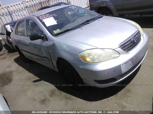 JTDBR32E660097304 - 2006 TOYOTA COROLLA CE/LE SILVER photo 1