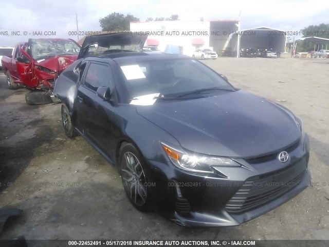 JTKJF5C78E3073799 - 2014 TOYOTA SCION TC 灰色 照片 1