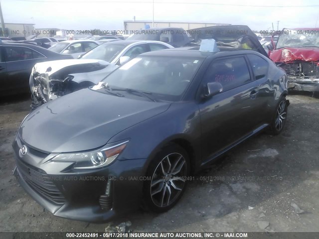 JTKJF5C78E3073799 - 2014 TOYOTA SCION TC 灰色 照片 2