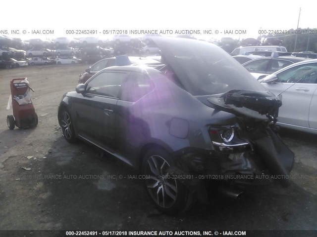 JTKJF5C78E3073799 - 2014 TOYOTA SCION TC 灰色 照片 3