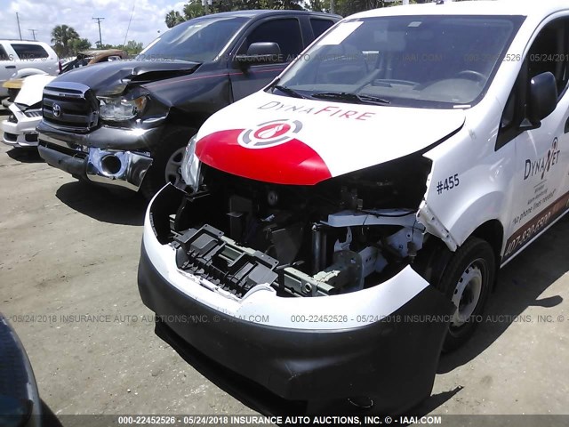 3N6CM0KN6HK711620 - 2017 NISSAN NV200 2.5S/2.5SV WHITE photo 6