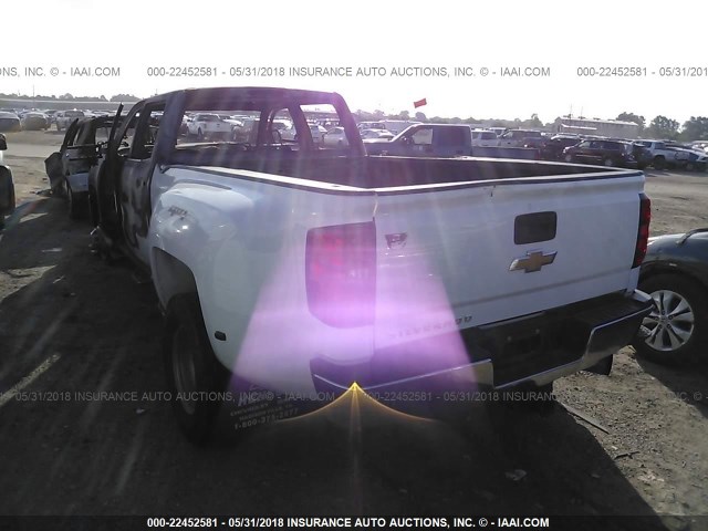 1GC4KYC83GF168735 - 2016 CHEVROLET SILVERADO K3500 WHITE photo 3