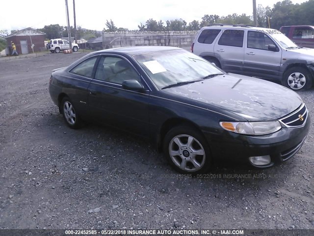 2T1CF22P4YC300160 - 2000 TOYOTA CAMRY SOLARA SE/SLE მწვანე ფოტო 1