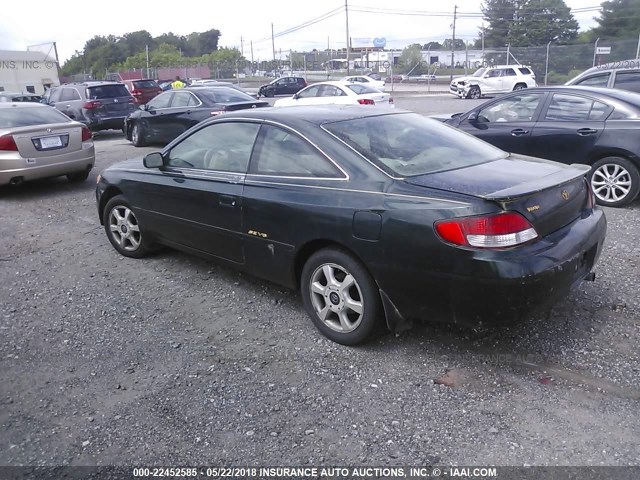 2T1CF22P4YC300160 - 2000 TOYOTA CAMRY SOLARA SE/SLE მწვანე ფოტო 3