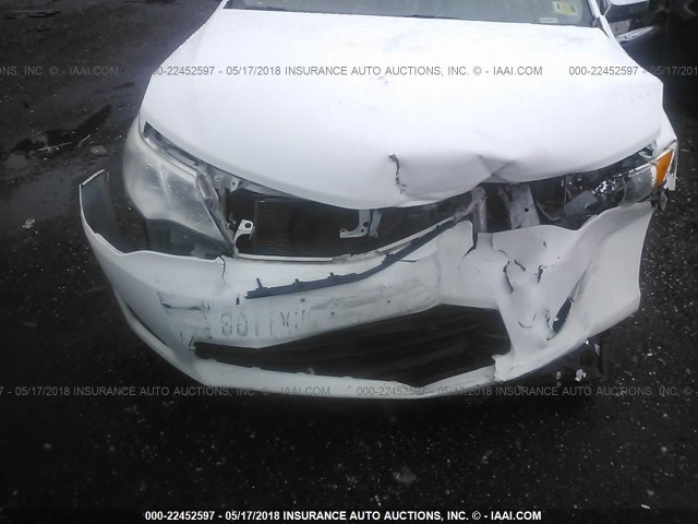 4T1BF1FK1CU194410 - 2012 TOYOTA CAMRY SE/LE/XLE თეთრი ფოტო 6