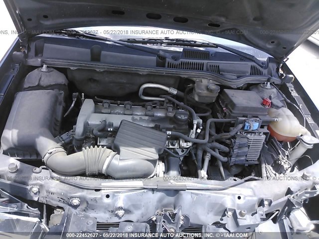 1G8AL55FX7Z180643 - 2007 SATURN ION LEVEL 3 BLACK photo 10