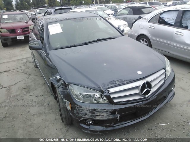 WDDGF81X19R064280 - 2009 MERCEDES-BENZ C 300 4MATIC GRAY photo 1