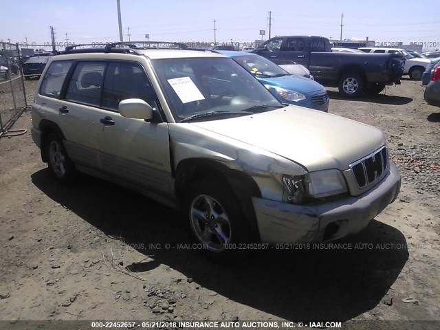 JF1SF65521H728961 - 2001 SUBARU FORESTER S TAN photo 1