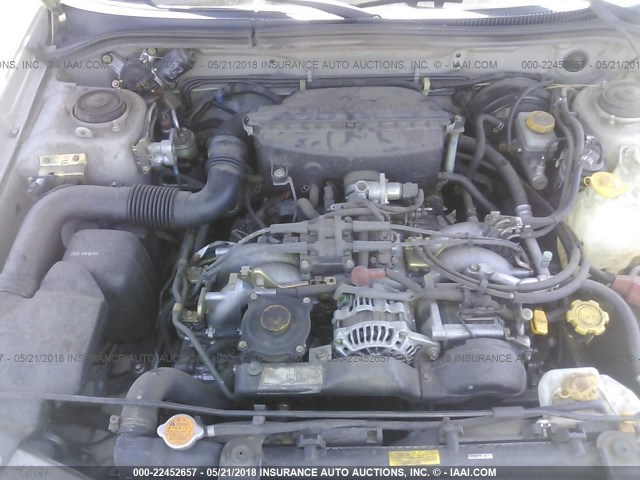 JF1SF65521H728961 - 2001 SUBARU FORESTER S თაფლისფერი ფოტო 10