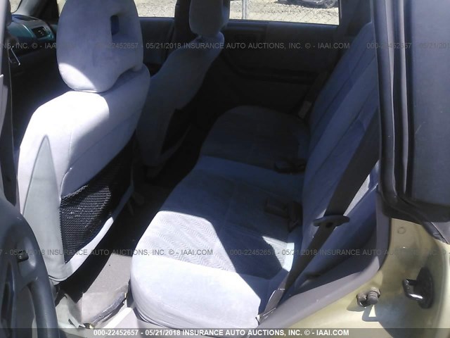 JF1SF65521H728961 - 2001 SUBARU FORESTER S თაფლისფერი ფოტო 8