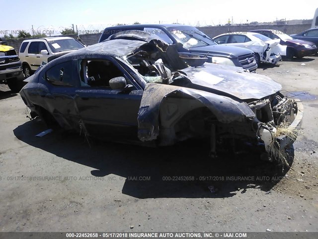 2B3KA53H18H249470 - 2008 DODGE CHARGER R/T GRAY photo 1