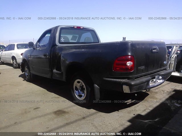 1FTDF0722VKB43065 - 1997 FORD F150 BLUE photo 3