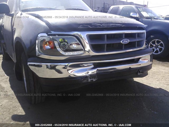 1FTDF0722VKB43065 - 1997 FORD F150 BLUE photo 6