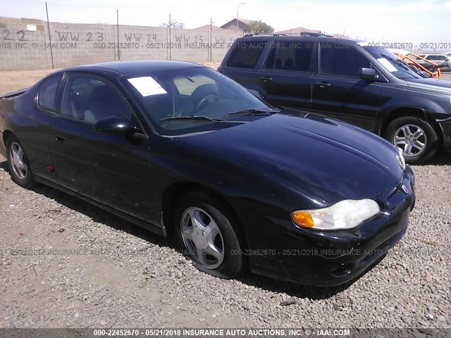 2G1WX15K829365680 - 2002 CHEVROLET MONTE CARLO SS შავი ფოტო 1