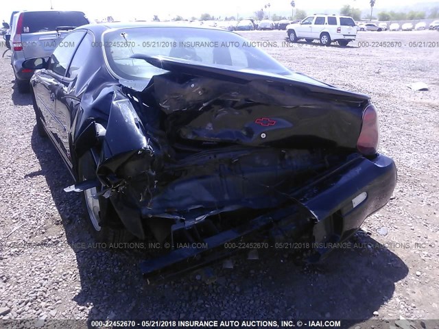 2G1WX15K829365680 - 2002 CHEVROLET MONTE CARLO SS BLACK photo 6