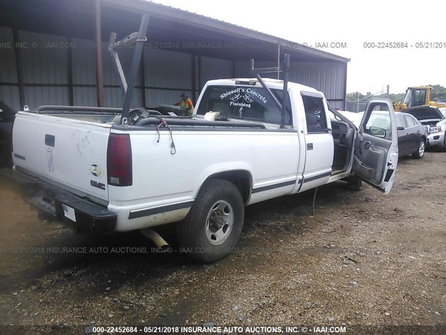 1GTHC33R5YF438348 - 2000 GMC SIERRA C3500 WHITE photo 4