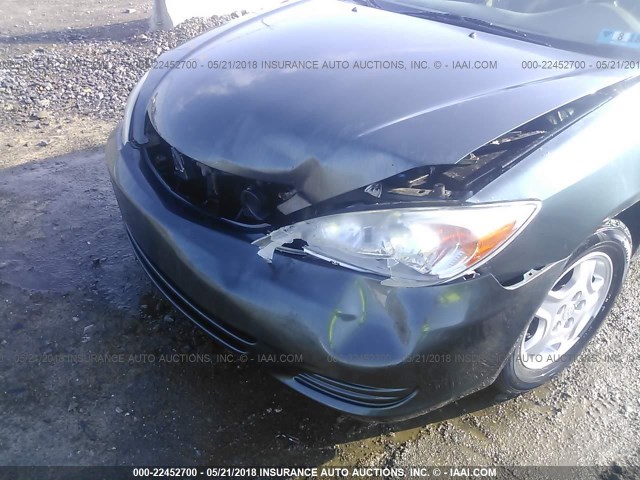 4T1BF30K33U047459 - 2003 TOYOTA CAMRY LE/XLE/SE ტურკოუსი ფოტო 6