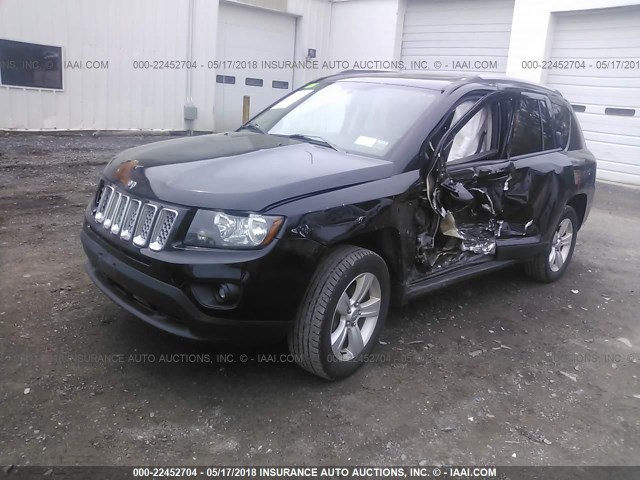 1C4NJDEB5FD259332 - 2015 JEEP COMPASS LATITUDE 黑色 照片 2