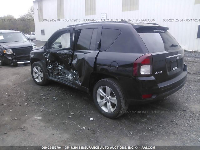 1C4NJDEB5FD259332 - 2015 JEEP COMPASS LATITUDE 黑色 照片 3