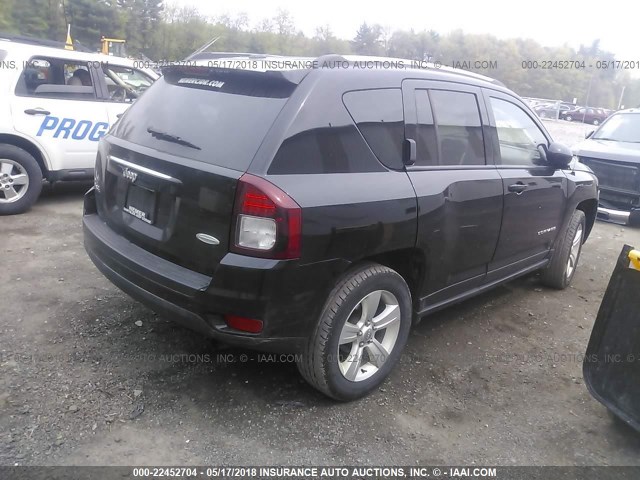 1C4NJDEB5FD259332 - 2015 JEEP COMPASS LATITUDE 黑色 照片 4