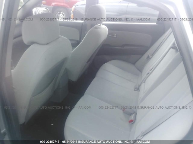 KMHDU46DX9U660605 - 2009 HYUNDAI ELANTRA GLS/SE SILVER photo 8