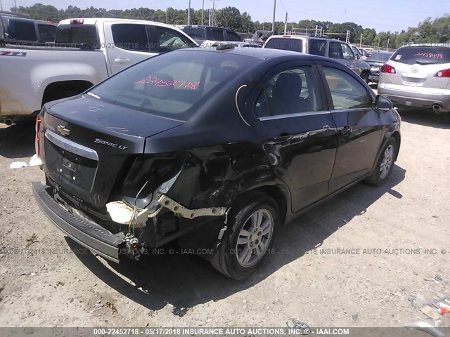 1G1JC5SH0F4113825 - 2015 CHEVROLET SONIC LT GRAY photo 4