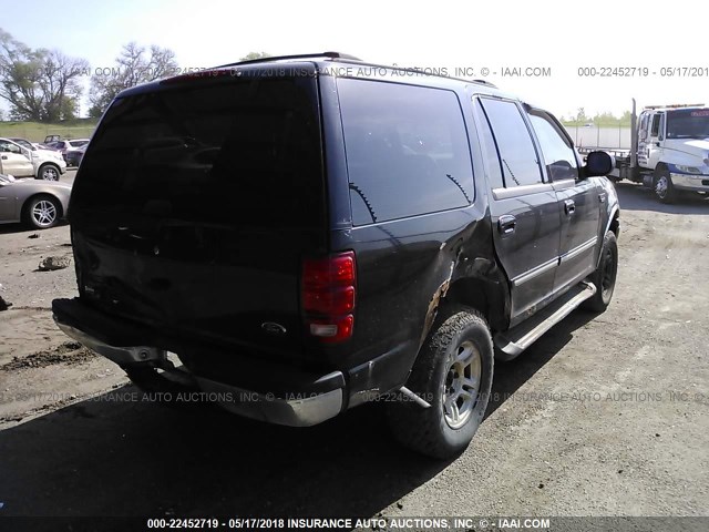 1FMPU16L5YLC36482 - 2000 FORD EXPEDITION XLT BLACK photo 4