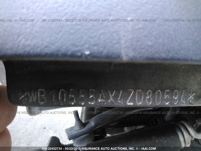 WB10555AX4ZD80594 - 2004 BMW K1200 LT GRAY photo 10