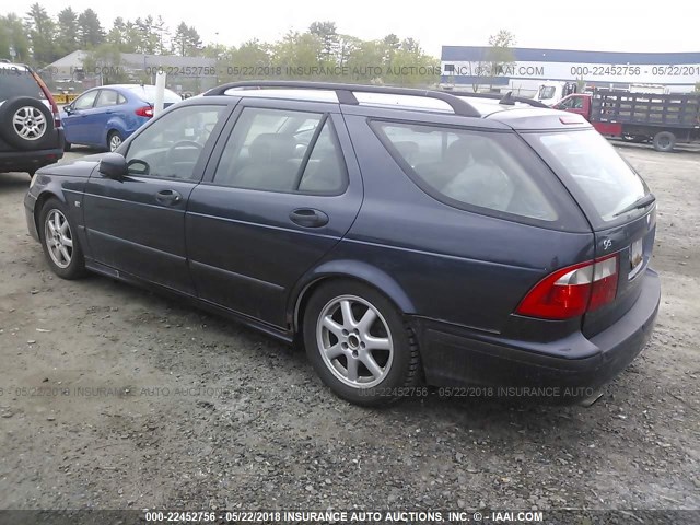 YS3EH59G543016946 - 2004 SAAB 9-5 AERO BLUE photo 3