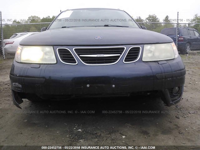 YS3EH59G543016946 - 2004 SAAB 9-5 AERO BLUE photo 6